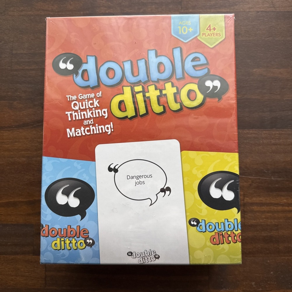 DOUBLE DITTO The Game of Quick Thinking and Matching